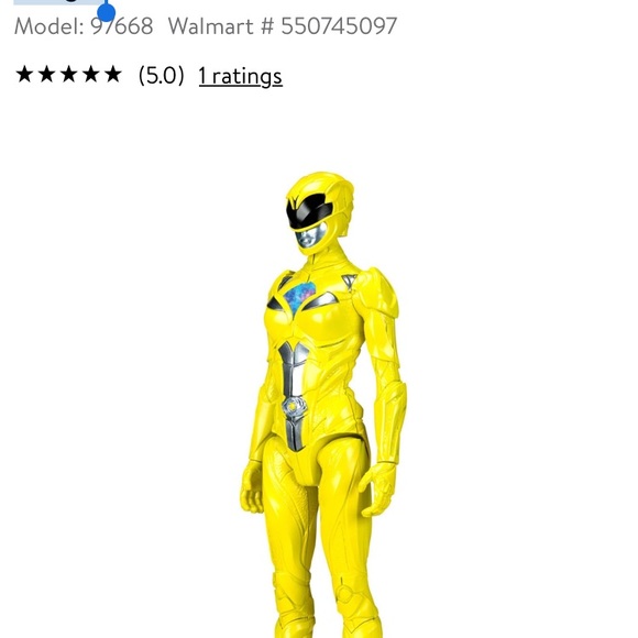 Yellow Power Ranger - Picture 7 of 8